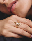 Ring star with zirconia