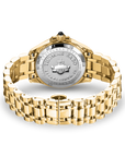 THOMAS SABO Mystic Island Watch with white stones and green malachite gold plated