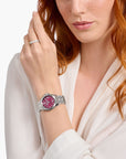 THOMAS SABO Women's Watch Divine Burgundy with Zirconia Stones