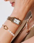 THOMAS SABO Bold Pearl Necklace in Gold