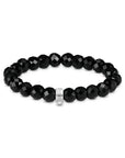 THOMAS SABO Charm bracelet Obsidian Oval Beads