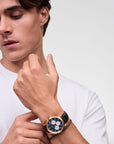Daniel Wellington Iconic Chronograph Sheffield Arctic Panda Rose Gold