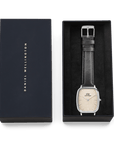 Daniel Wellington Marlon Sheffield Linen Silver Watch