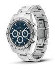 Iconic Tachymeter 3-Link Arctic Silver