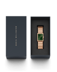 Daniel Wellington Bound 32x22 9-Link RG Emerald Sunray Watch