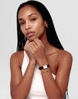 Daniel Wellington Bound Mini Dark Brown Lizard Gold