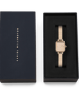 Daniel Wellington Quadro Mini Reflection Rose Gold Watch
