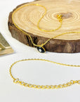 ZEPHYRA EVIL EYE NECKLACE - STERLING SILVER