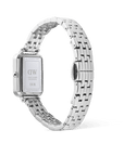 Daniel Wellington Quadro Roman Numerals Date 5-link Silver