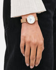 Daniel Wellington Petite Roman Numerals 28 Melrose RG White Watch