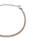 Daniel Wellington Classic Tennis Bracelet Apricot Silver