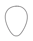 Daniel Wellington Tide Mesh Necklace Black 2.8