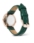 Daniel Wellington Crystalline Bezel Green Croc Rose Gold Watch