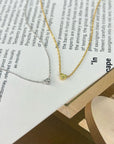 TINY HEART NECKLACE ♡ - STERLING SILVER