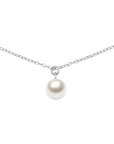 Daniel Wellington Pearl Necklace Silver
