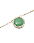 Daniel Wellington Audrey Necklace Jade Gold