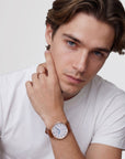 Daniel Wellington Line Ring Brushed Rose Gold 4.5mm