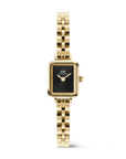 Daniel Wellington Quadro Mini Arch 3-link Onyx Sunray Gold