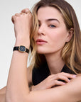 Daniel Wellington Margot Reading Onyx Ceramic Rose Gold
