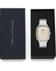 Daniel Wellington Marlon Wire Linen Silver Watch