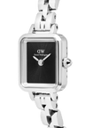 Daniel Wellington Quadro Mini Arch 3-link Onyx Sunray Silver
