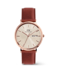 Daniel Wellington Classic Day Display St Mawes Rose Gold Champagne Watch