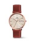 Daniel Wellington Classic Day Display St Mawes Rose Gold Champagne Watch