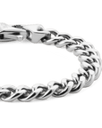 Daniel Wellington Ellipse Cuban Chain Bracelet Silver