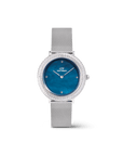 Daniel Wellington Crystalline Bezel Sterling Blue Watch