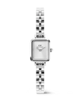 Daniel Wellington Quadro Mini Arch 3-link White Sunray Silver