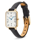 Daniel Wellington Quadro Roman Numerals Date Sheffield Gold