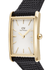 Daniel Wellington Bound Black Lizard Guilloché Gold