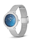 Daniel Wellington Crystalline Bezel Sterling Blue Watch