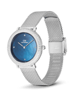Daniel Wellington Crystalline Bezel Sterling Blue Watch