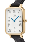 Daniel Wellington Quadro Roman Numerals Date Sheffield Gold