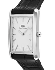 Daniel Wellington Bound Black Crocodile Guilloché Silver