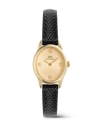 Daniel Wellington Ophelia Mini Black Lizard Unitone Guilloché Gold