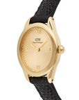 Daniel Wellington Ophelia Mini Black Lizard Unitone Guilloché Gold