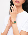 Daniel Wellington Bound 32x22 9-Link RG Emerald Sunray Watch