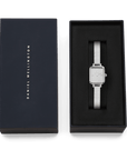 Daniel Wellington Quadro Mini Reflection Silver Watch