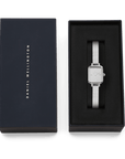 Daniel Wellington Quadro Mini Reflection Silver Watch