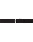 Black Canvas Strap Silver