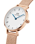 Daniel Wellington Petite Roman Numerals 28 Melrose RG White Watch