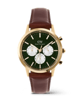Daniel Wellington Iconic Chronograph St Mawes Emerald Panda Gold