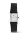 Daniel Wellington Bound Black Crocodile Guilloché Silver