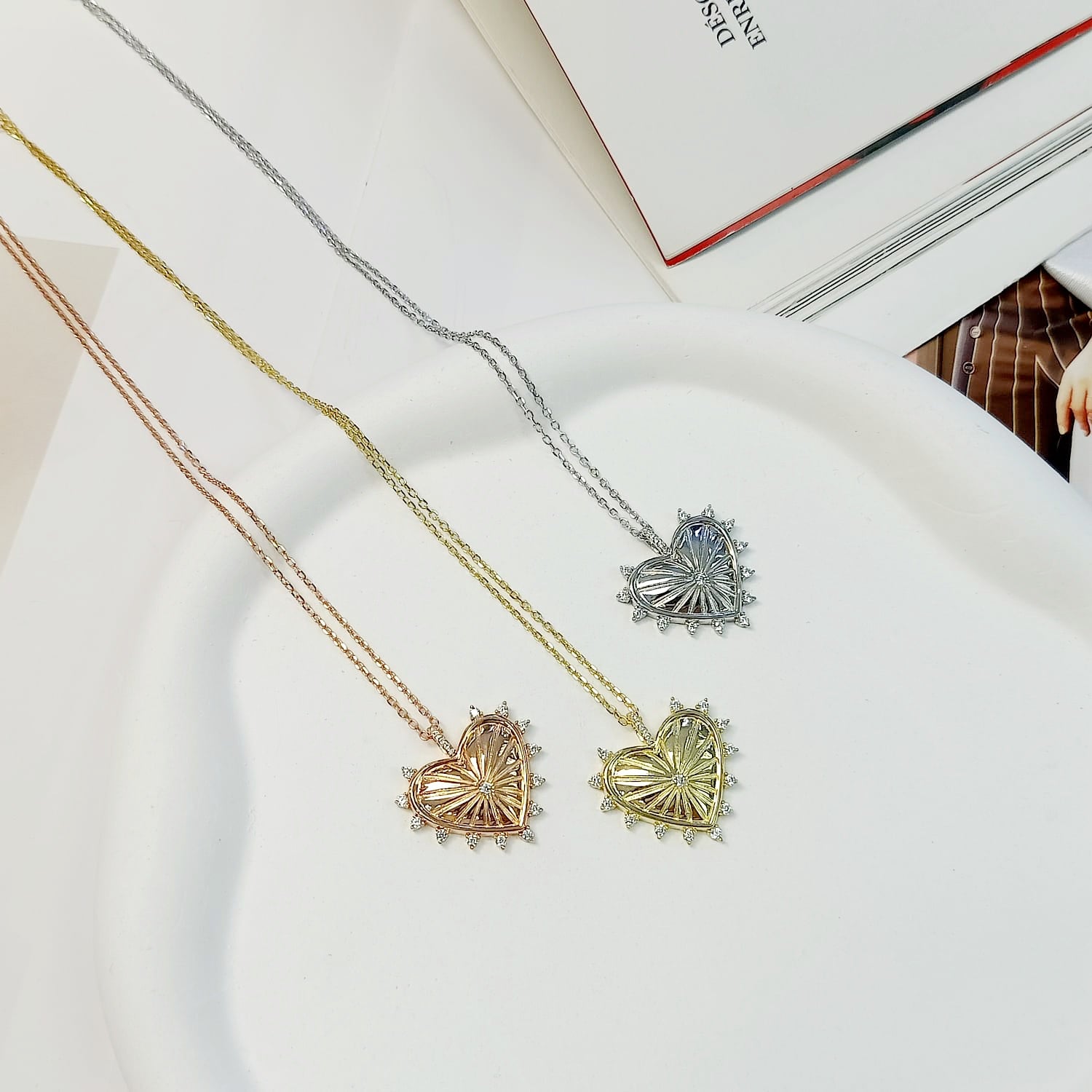 SIAN HEART NECKLACE - STERLING SILVER