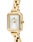 Daniel Wellington Quadro Mini Arch 3-link White Sunray Gold