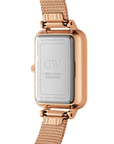 Daniel Wellington Quadro Roman Numerals 20x26 Melrose RG White Watch