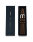 Brown Canvas Strap Silver