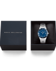 Daniel Wellington Iconic Paradigma Link Blue Enamel Watch